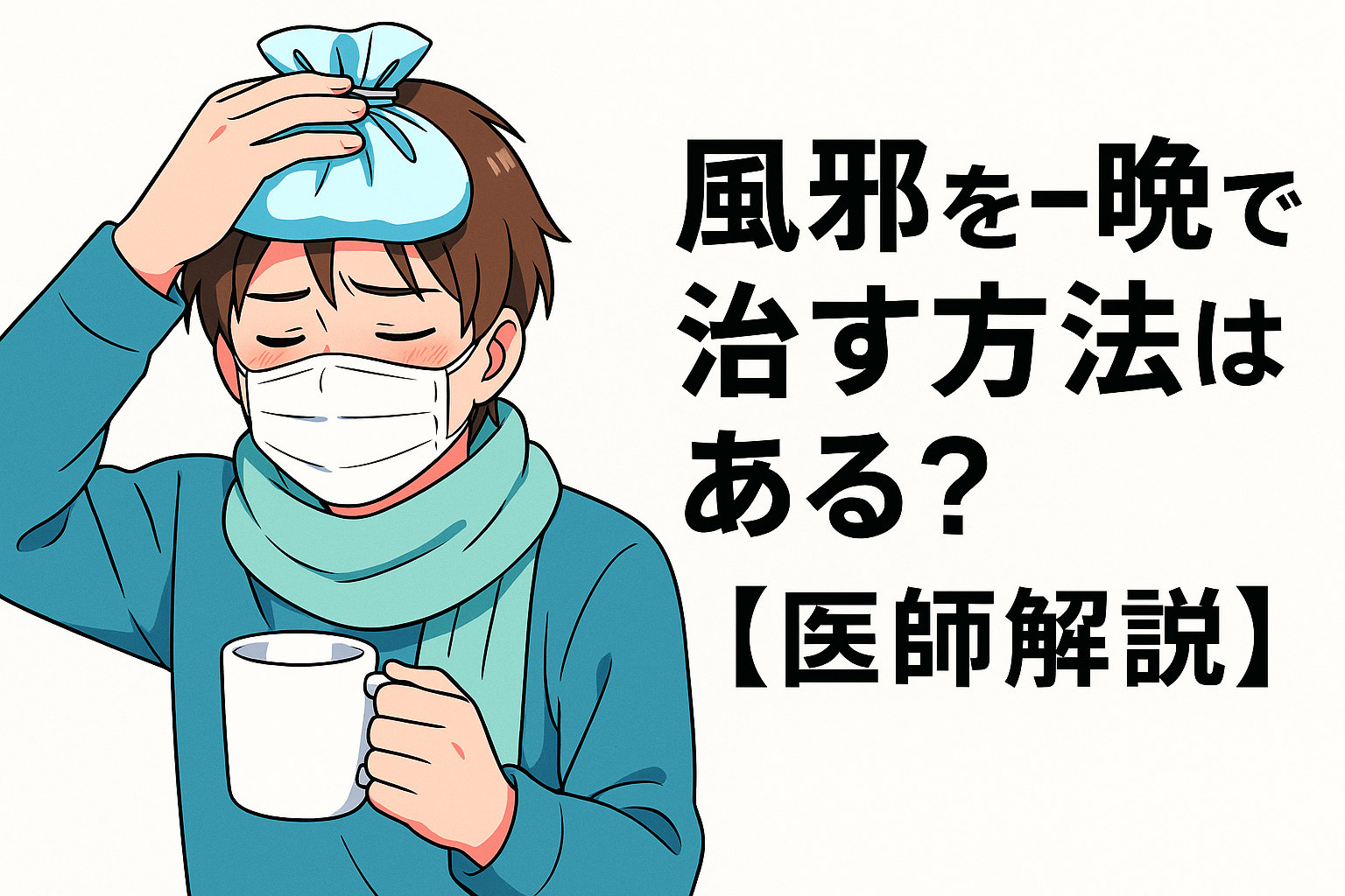 風邪を一晩で治す方法はある？【医師解説】