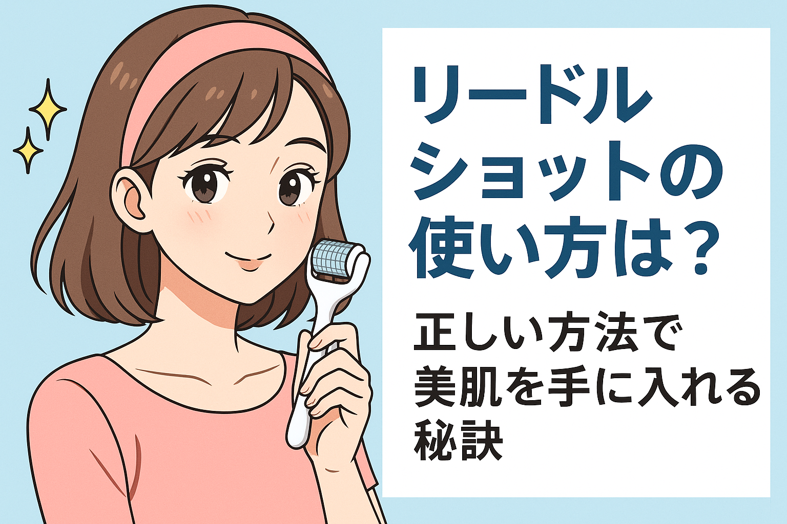リードルショットの使い方は？正しい方法で美肌を手に入れる秘訣