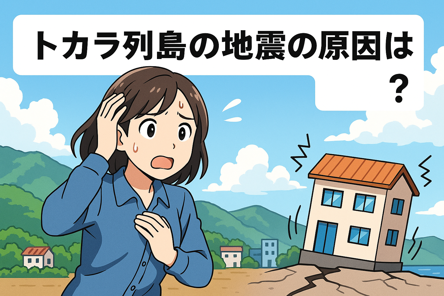 トカラ列島の地震の原因は？