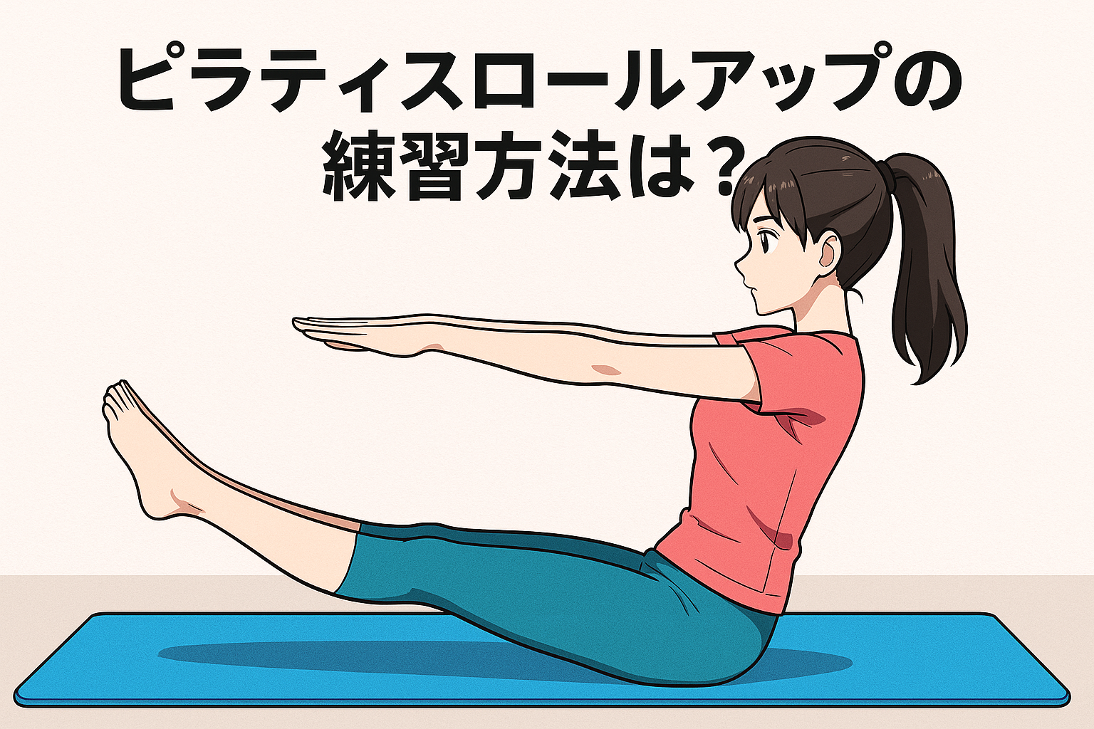 ピラティスロールアップの練習方法は?