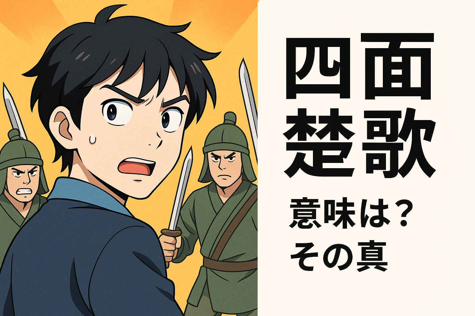 四面楚歌 意味は？その真の意味と使い方を徹底解説！