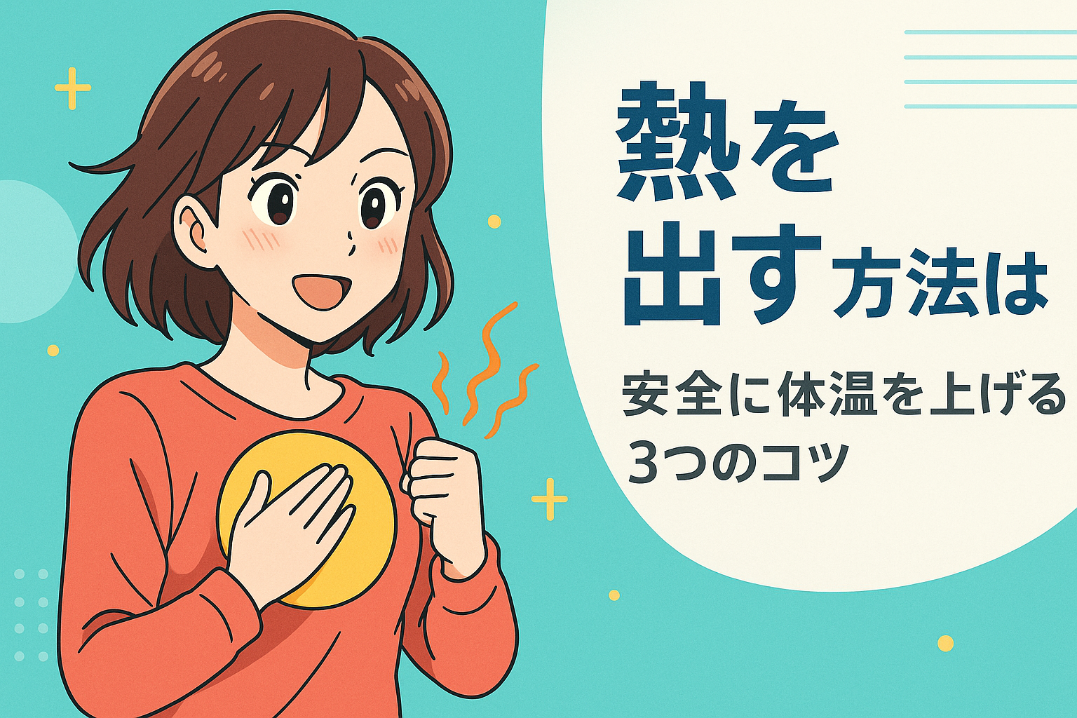 熱を出す方法は？安全に体温を上げる3つのコツ