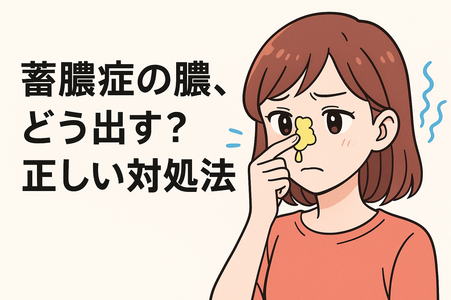蓄膿症の膿、どう出す？正しい対処法