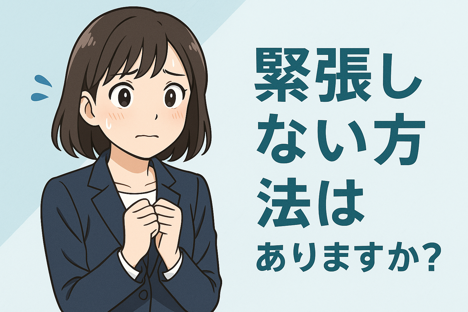 緊張しない方法はありますか？