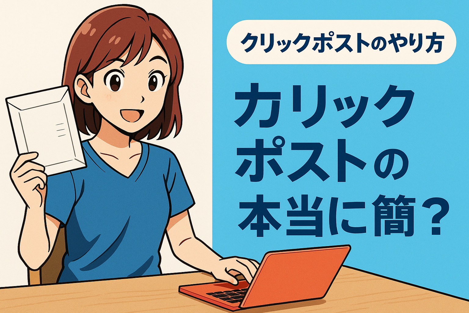 クリックポストのやり方、本当に簡単？
