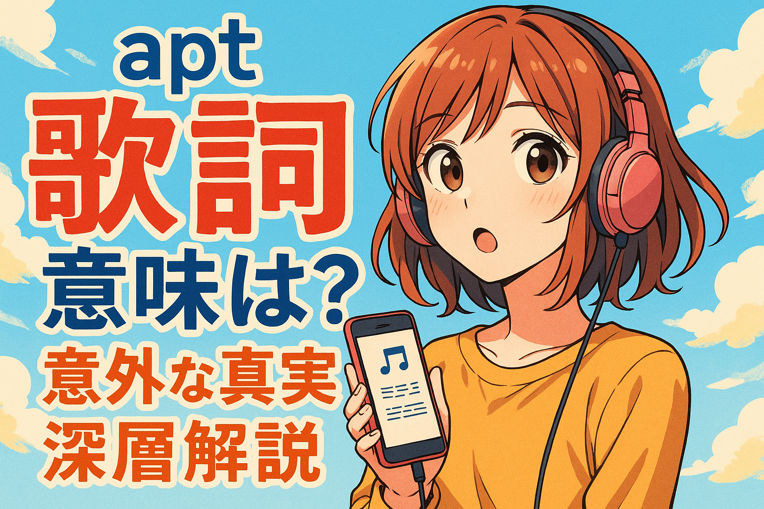 apt 歌詞 意味は？意外な真実と深層解説