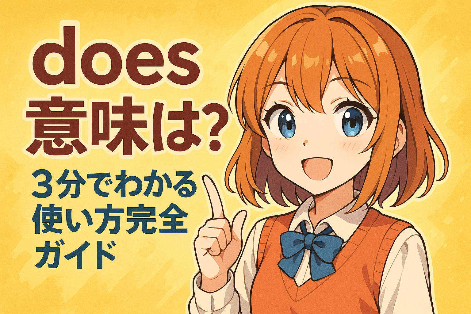 does 意味は？3分でわかる使い方完全ガイド