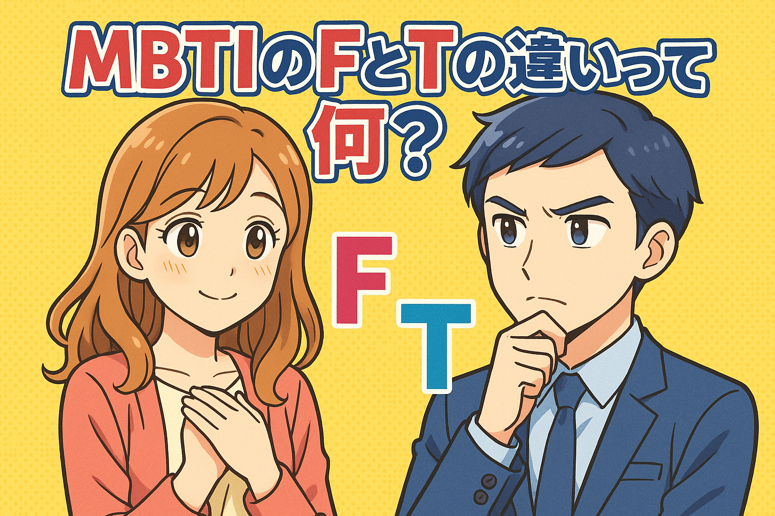 MBTIのFとTの違いって何？