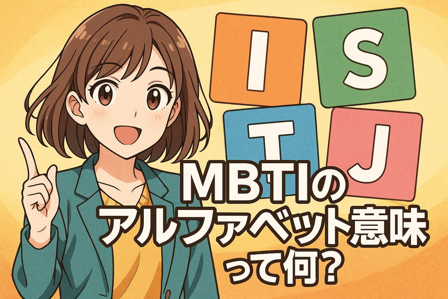 MBTIのアルファベット意味って何？