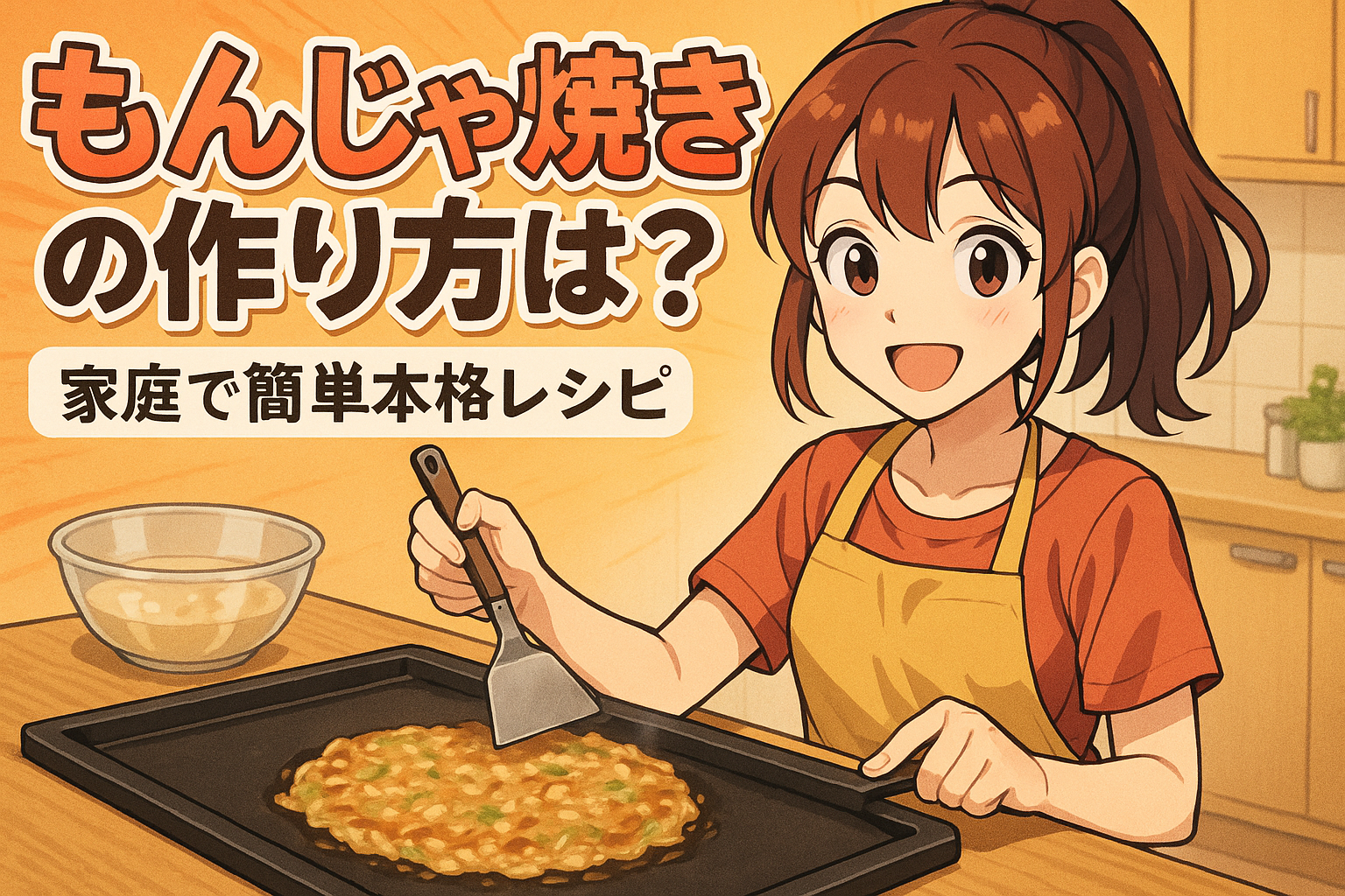 もんじゃ焼きの作り方は？家庭で簡単本格レシピ