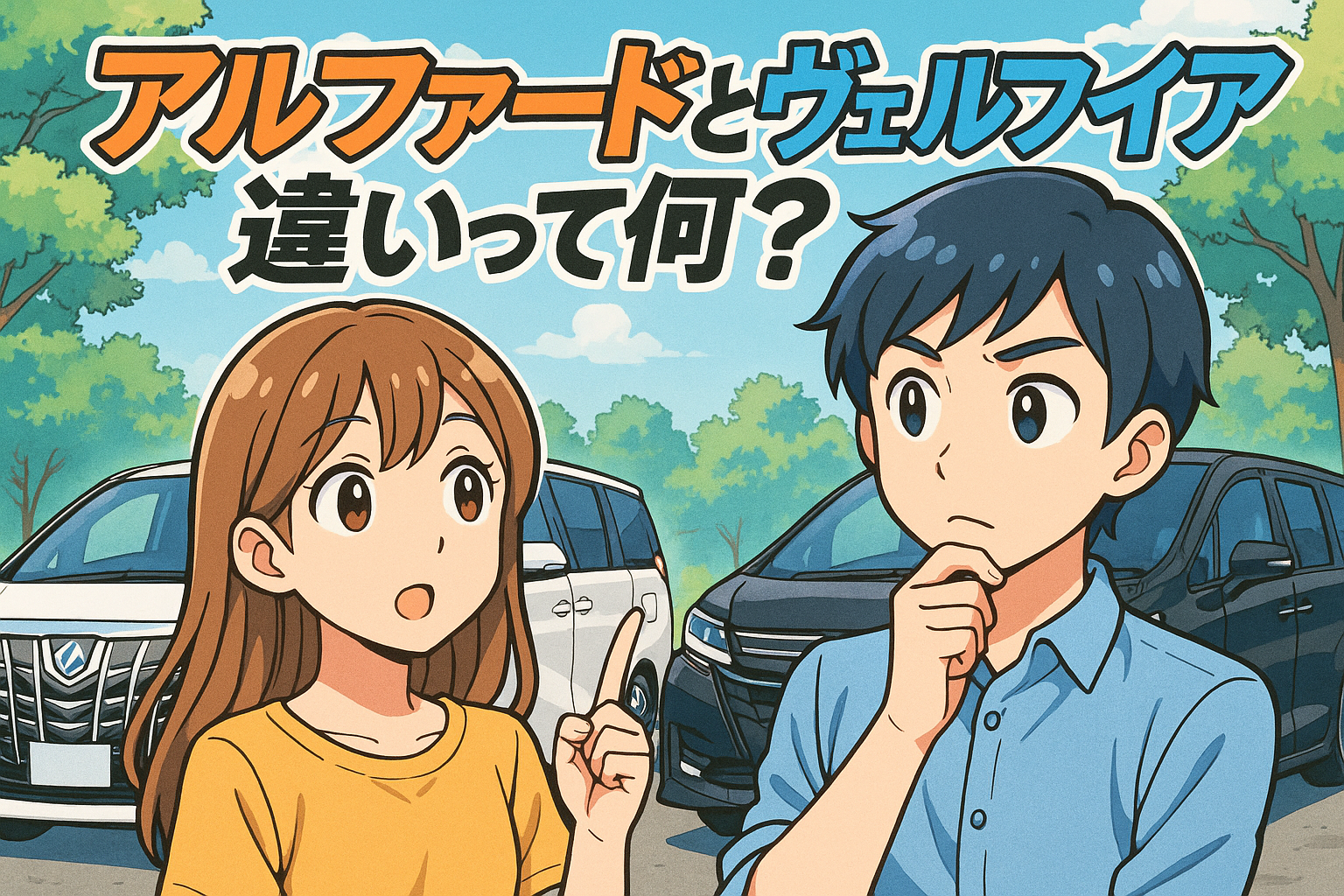 アルファードとヴェルファイアの違いって何？