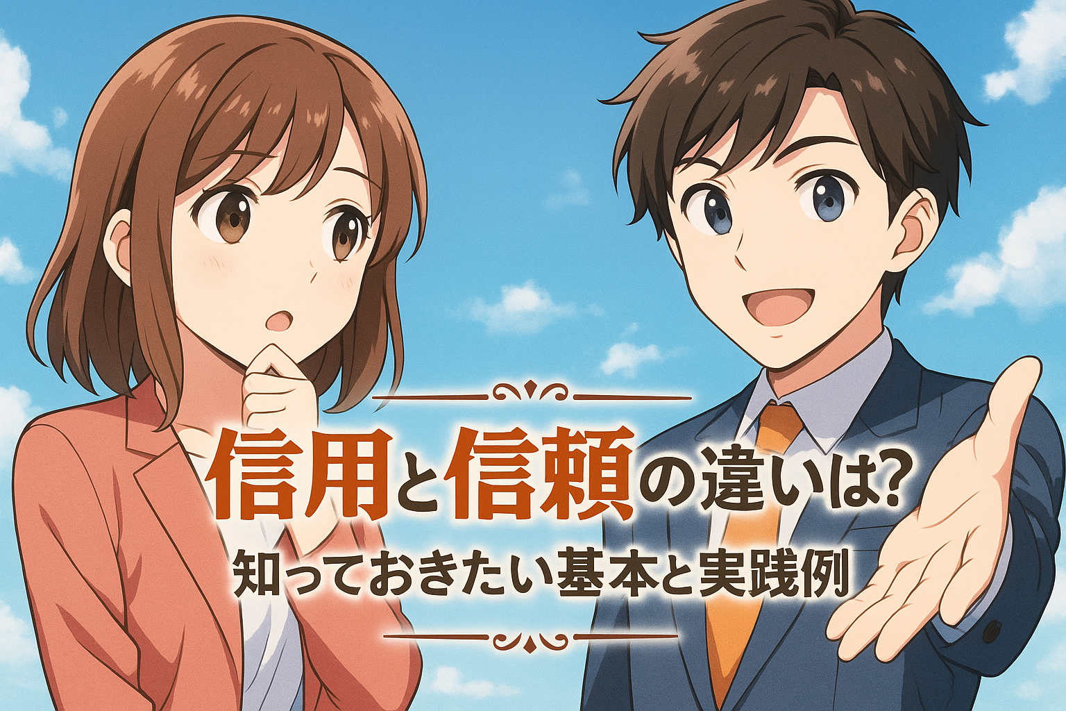 信用と信頼の違いは？知っておきたい基本と実践例