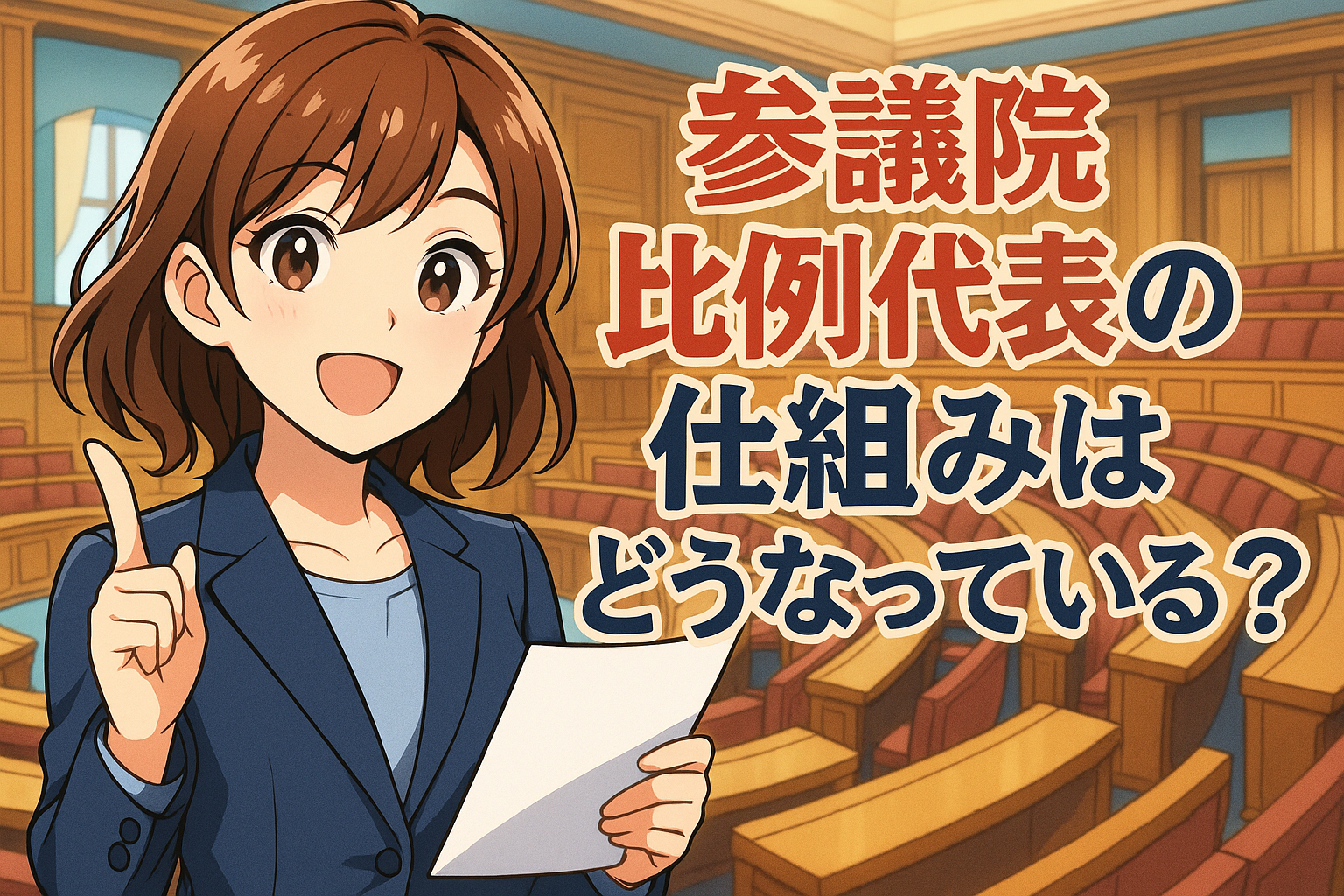 参議院比例代表の仕組みはどうなっている？
