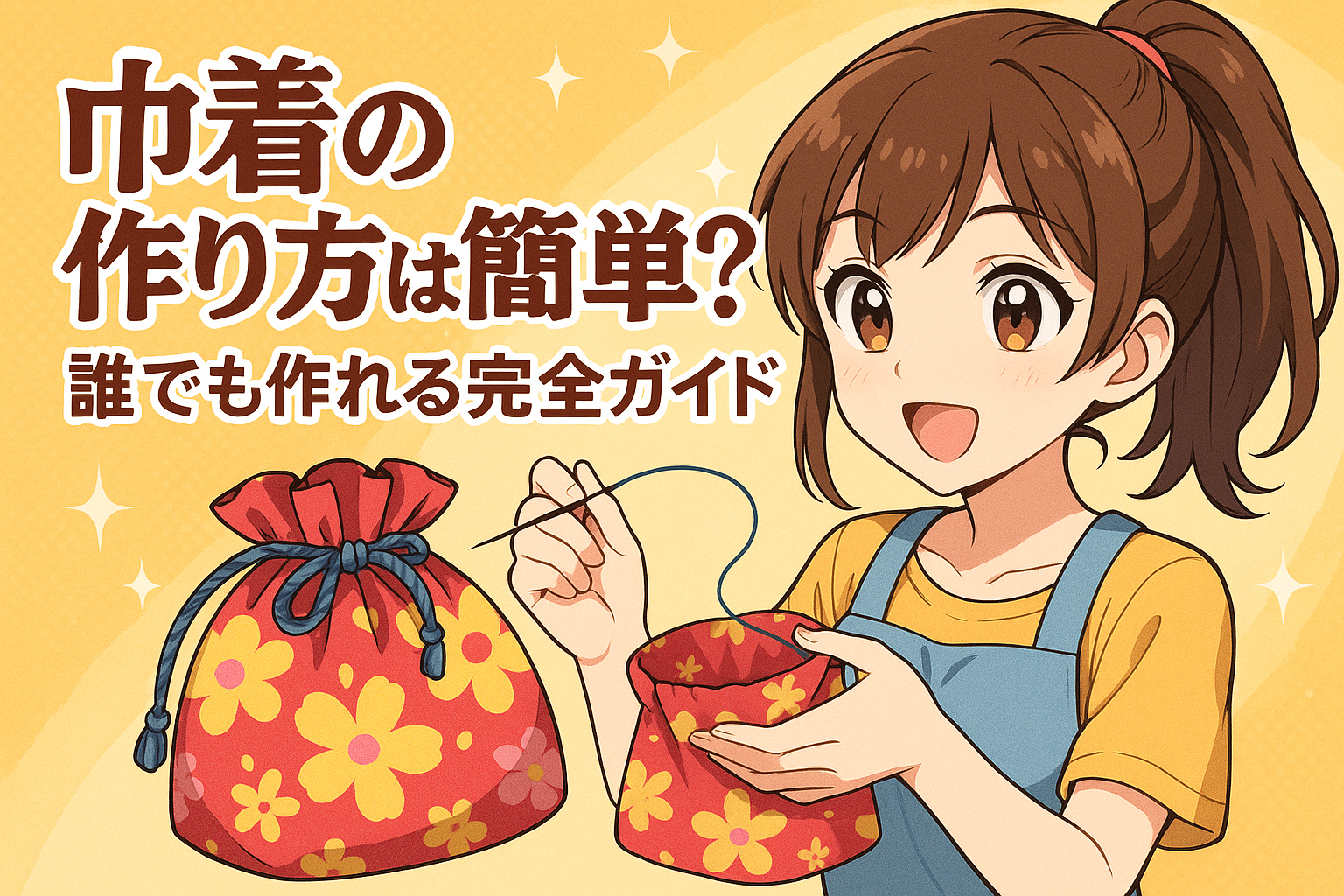 巾着の作り方は簡単？誰でも作れる完全ガイド