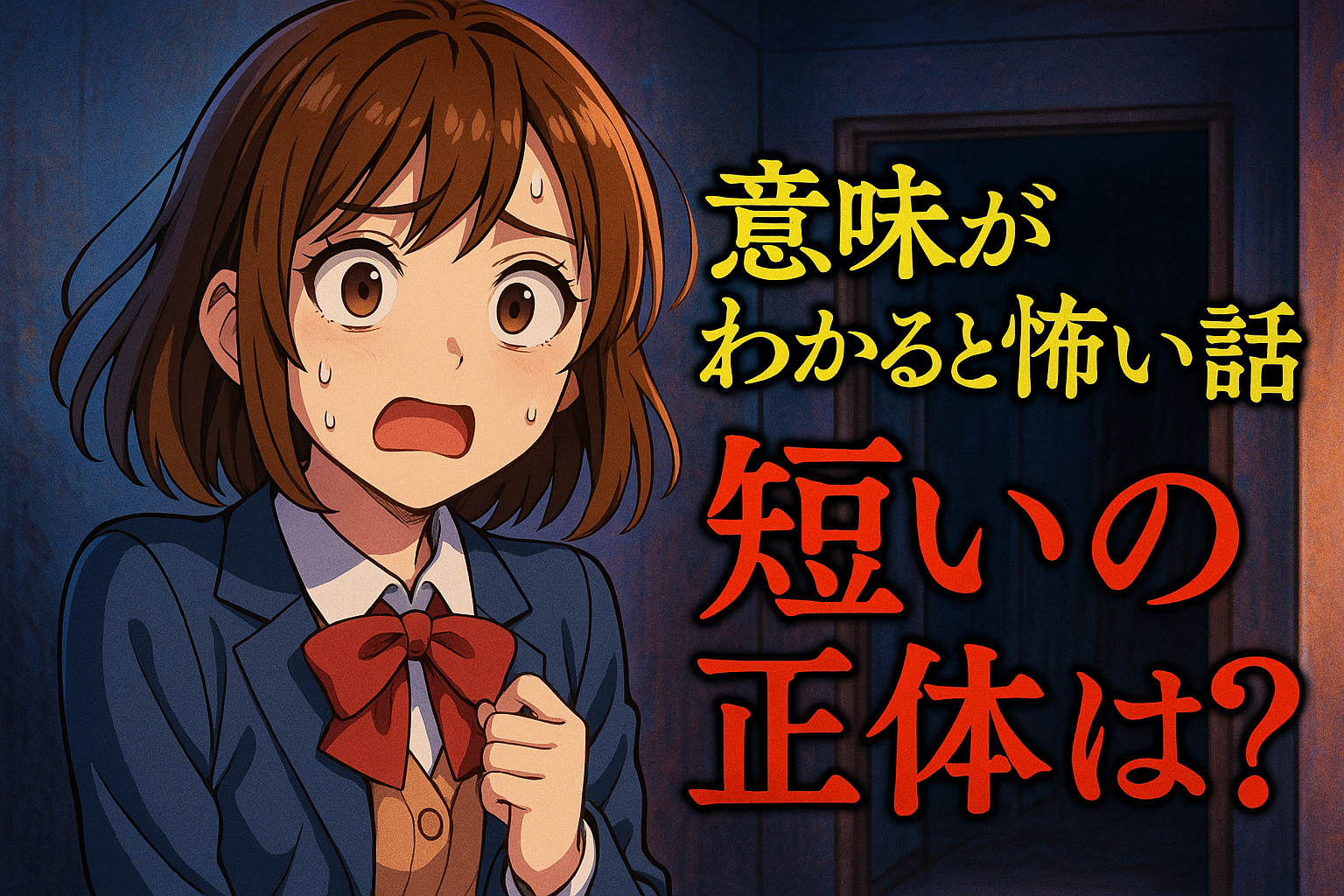 意味がわかると怖い話 短いの正体は？