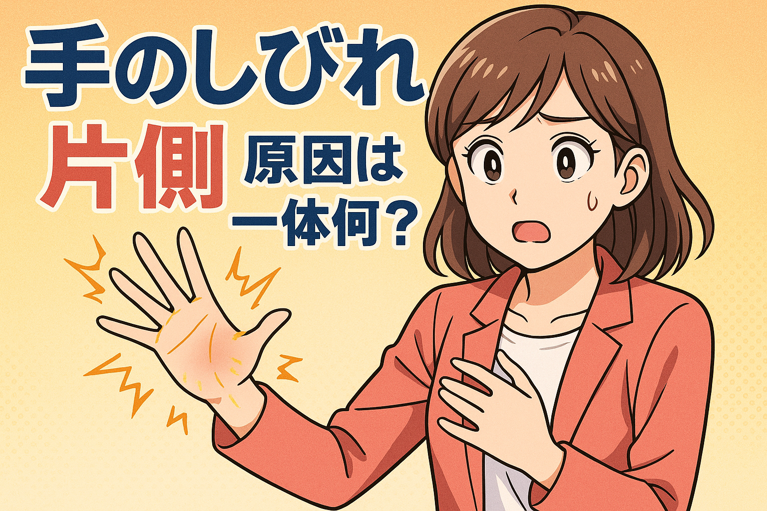 手のしびれ 片側 原因は一体何？