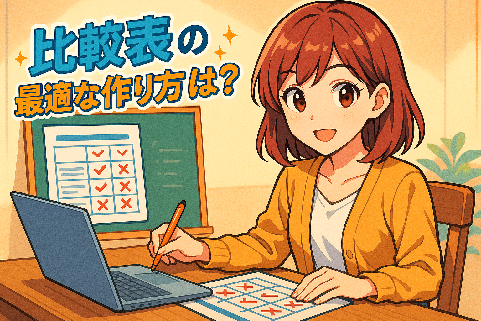 比較表の最適な作り方とは？