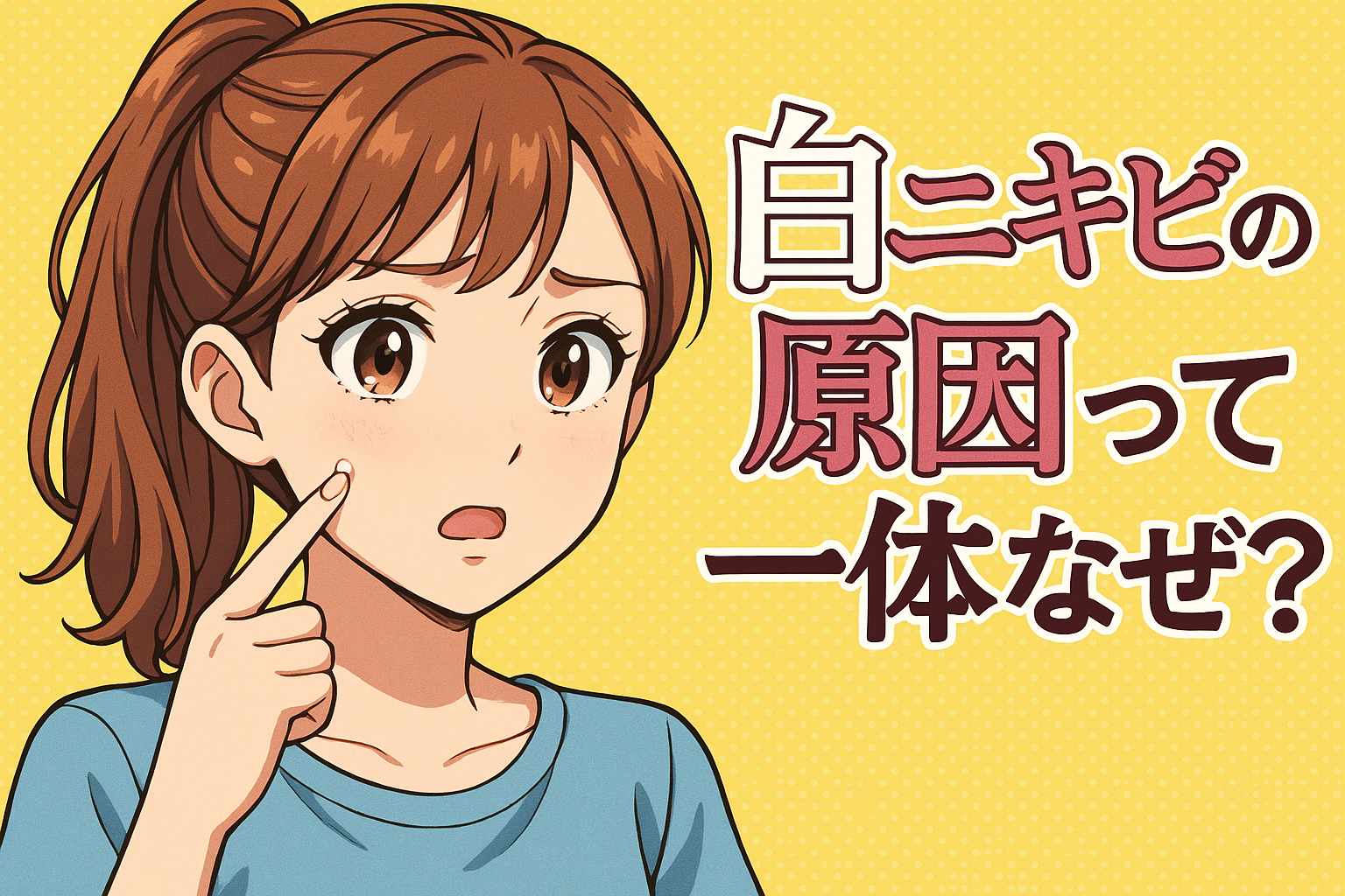 白ニキビの原因って一体なぜ？