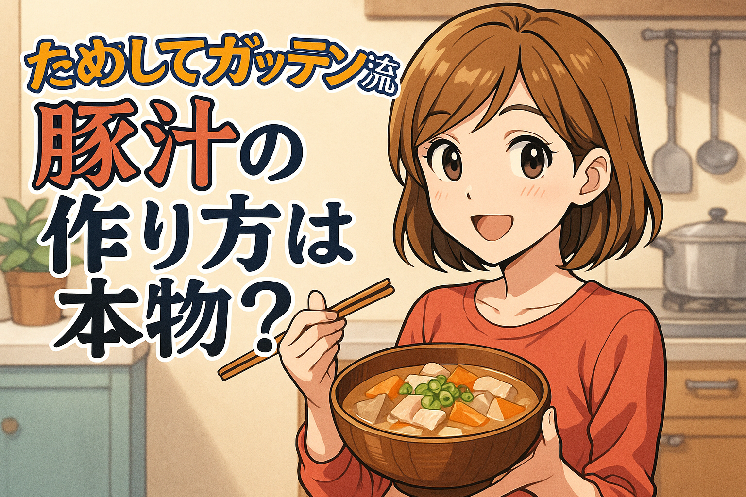 ためしてガッテン流豚汁の作り方は本物？