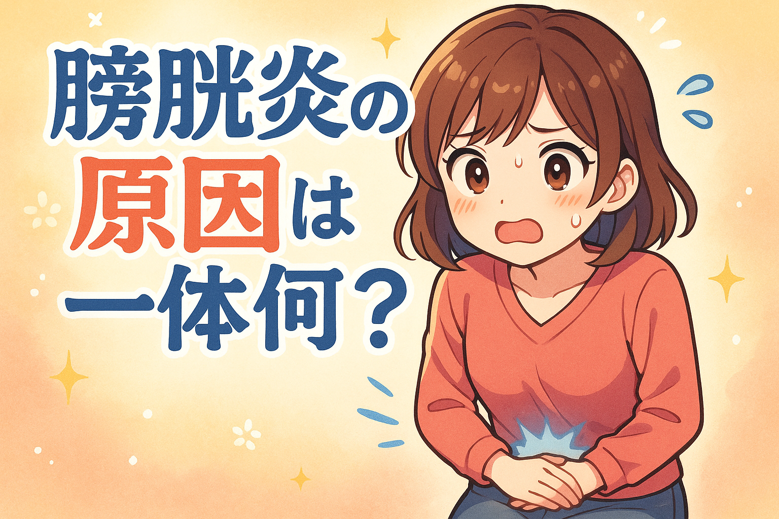 膀胱炎の原因は一体何？