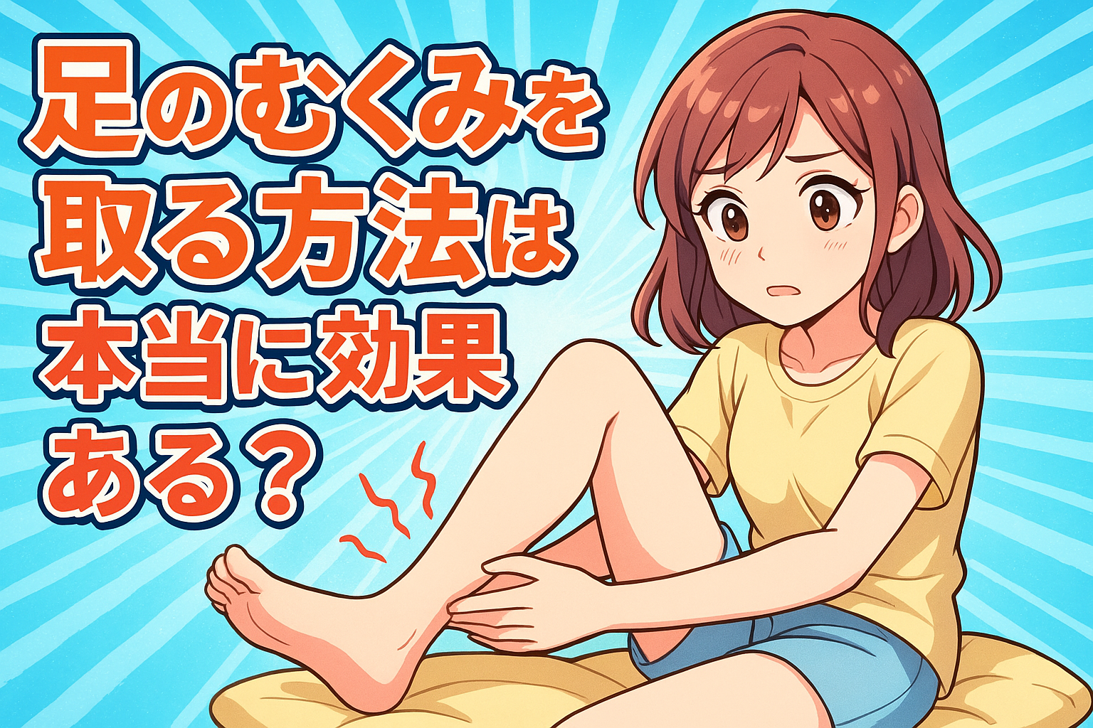 足のむくみを取る方法は本当に効果ある？