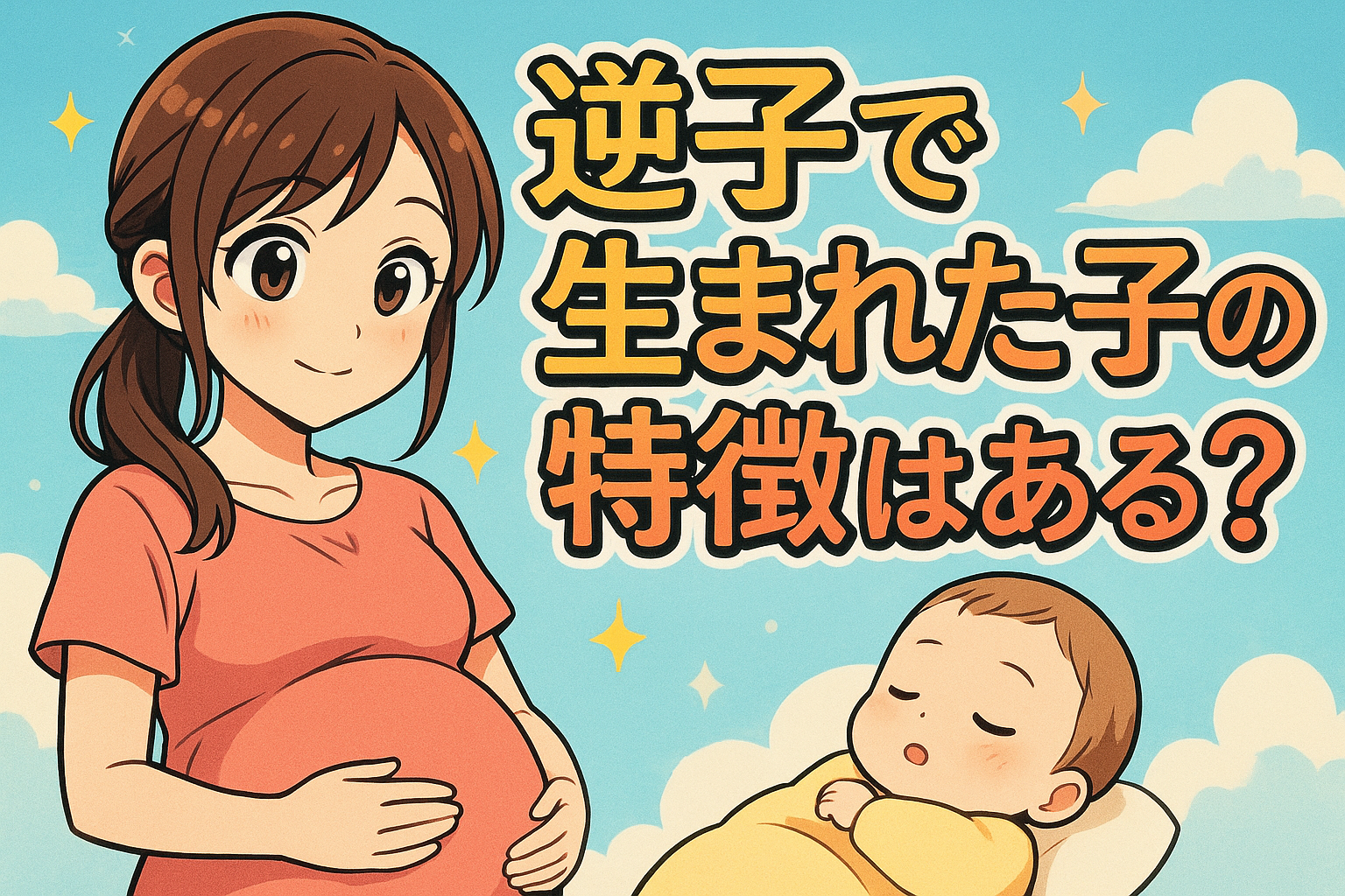 逆子で生まれた子の特徴はある？