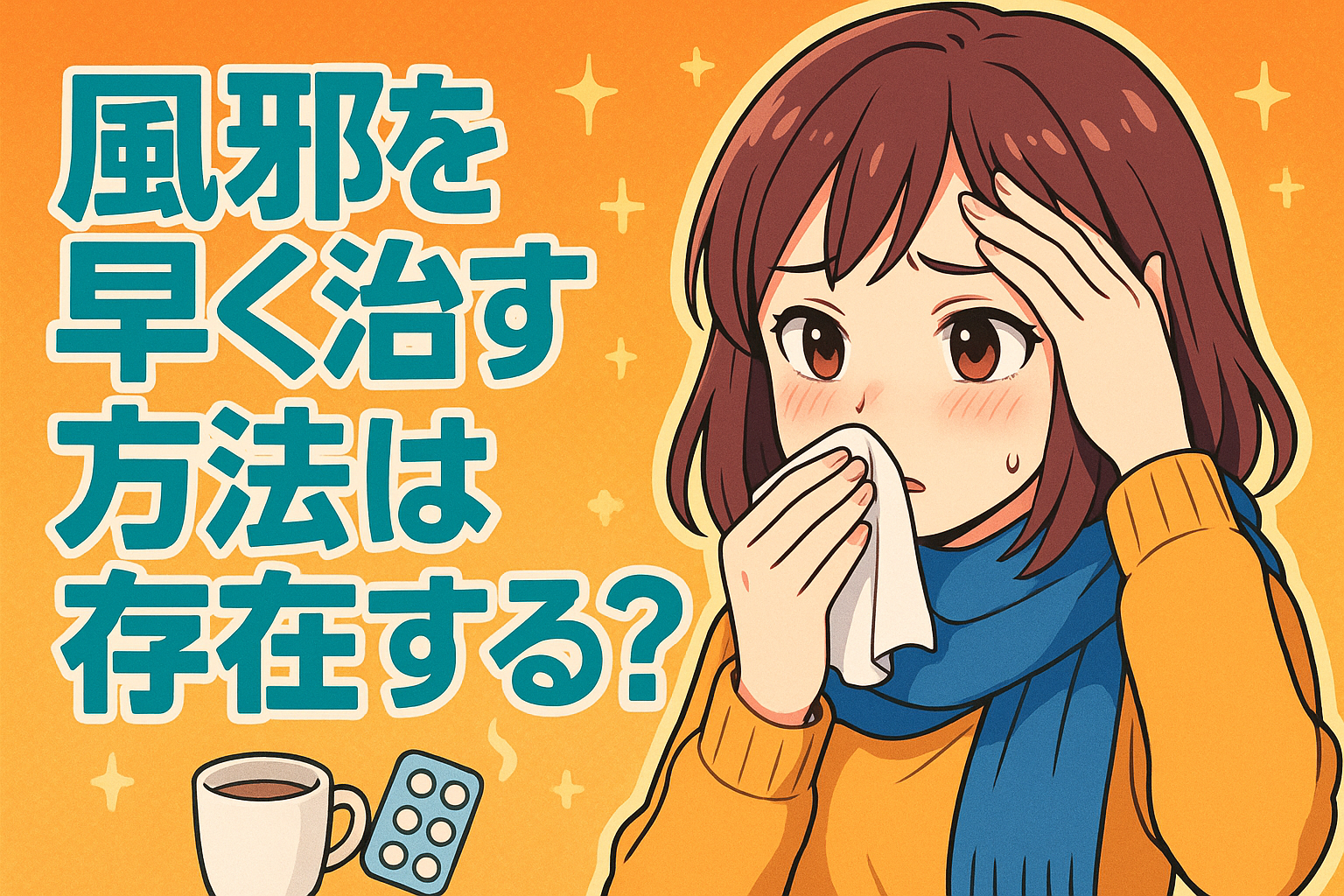 風邪を早く治す方法は存在する？