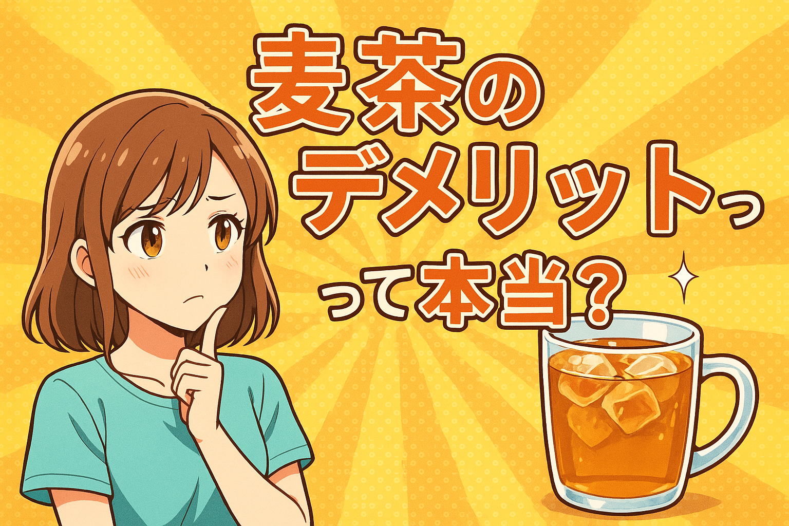 麦茶のデメリットって本当？