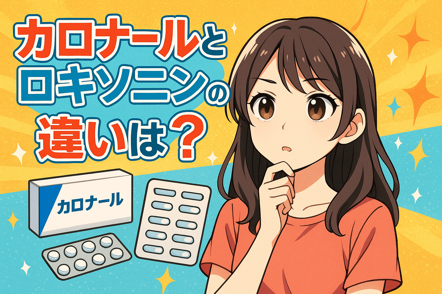 カロナールとロキソニンの違いは？