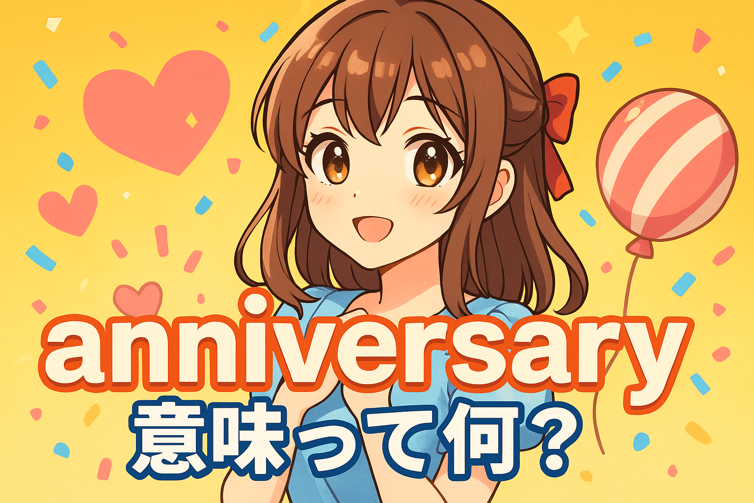 anniversary 意味って何？