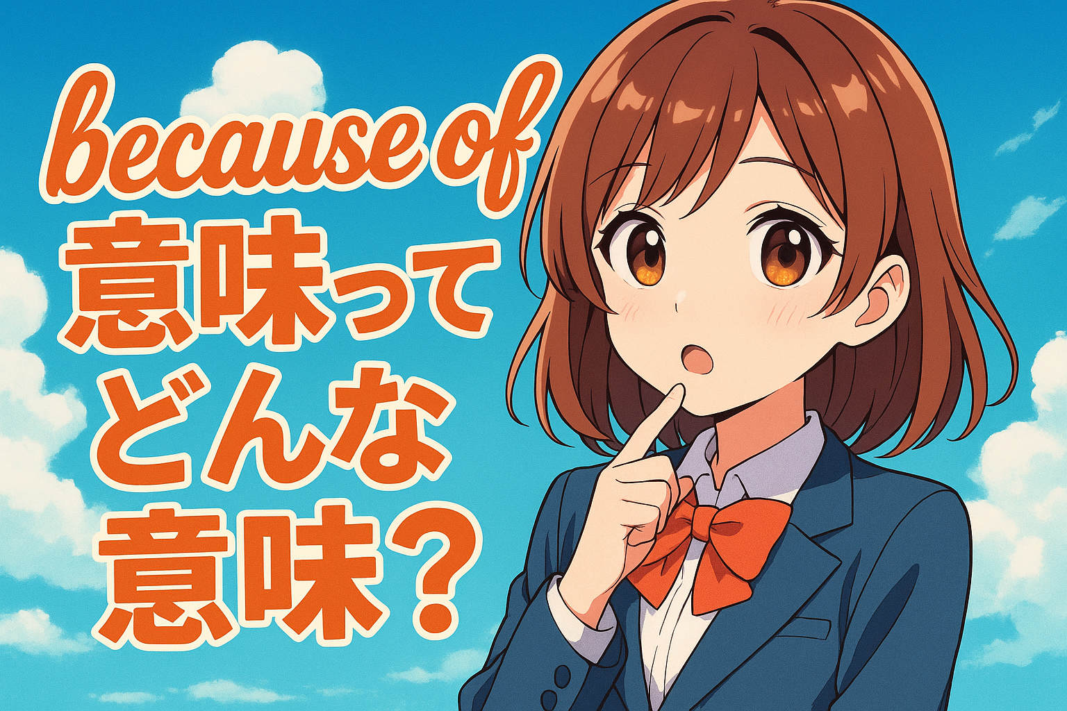 because of 意味ってどんな意味？