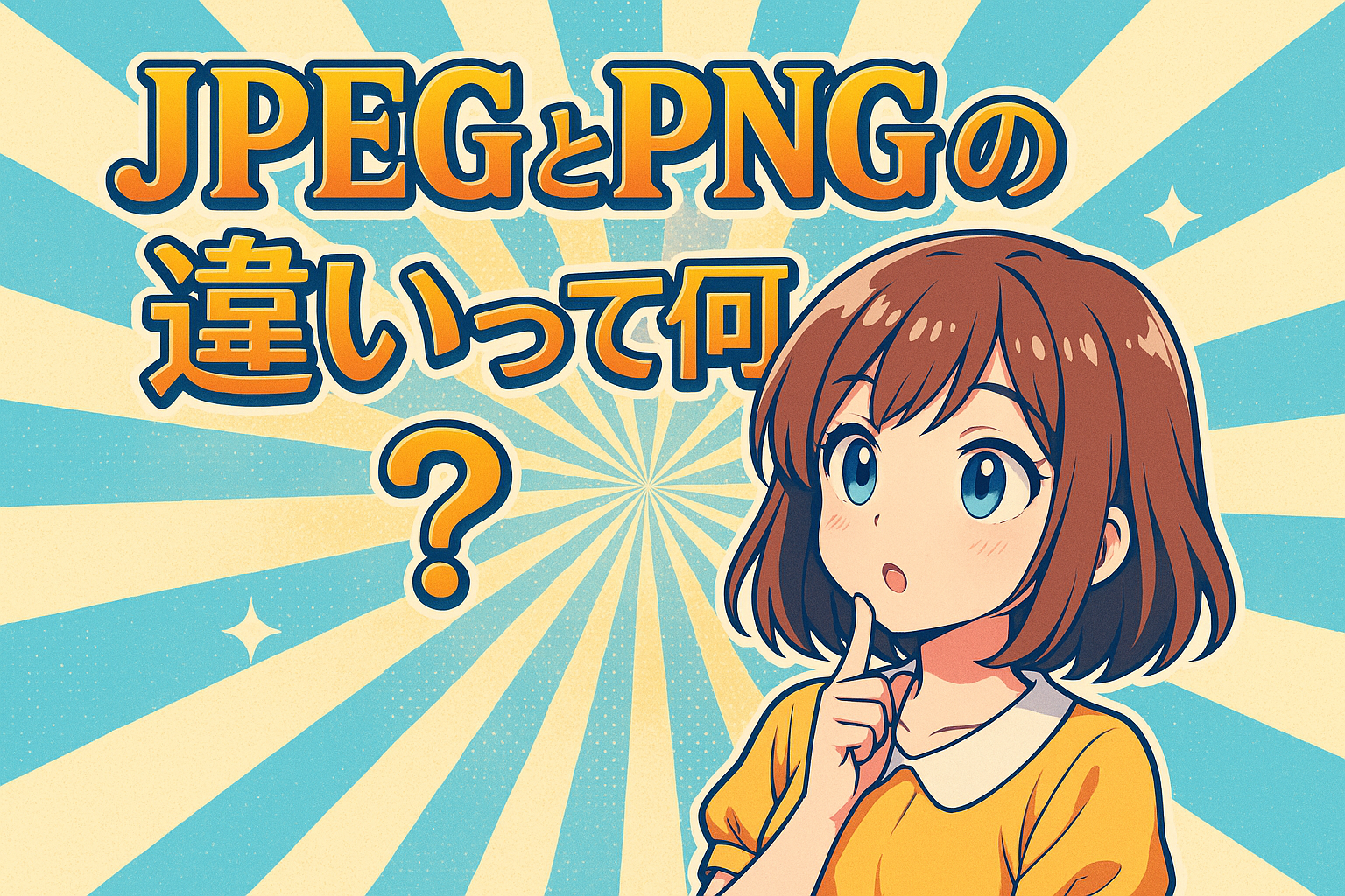 JPEGとPNGの違いって何？