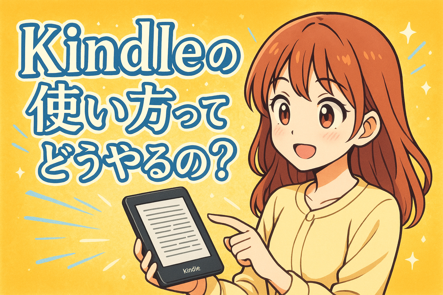Kindleの使い方ってどうやるの？