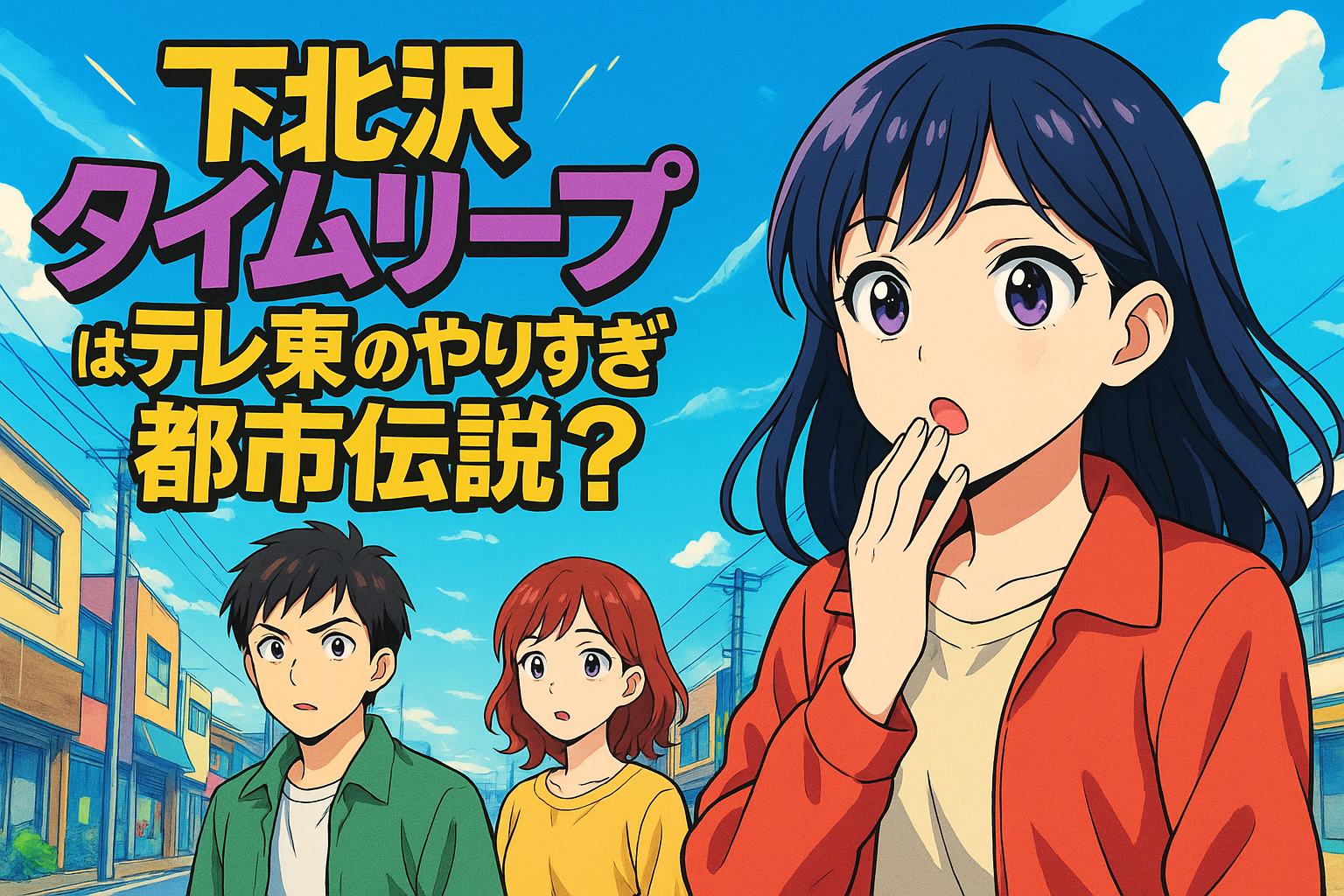 下北沢タイムリープがテレ東のやりすぎ都市伝説で放送！