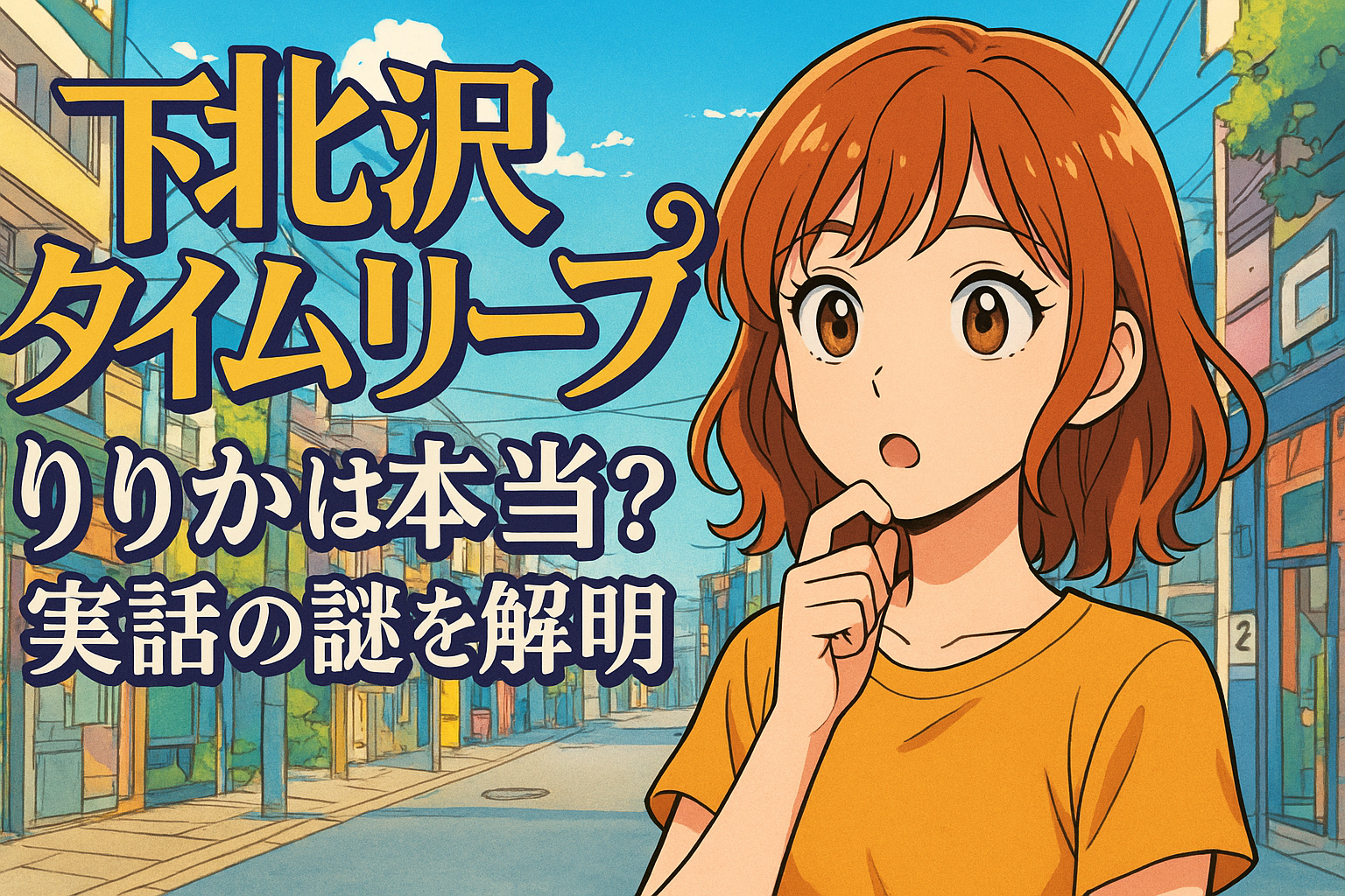 下北沢タイムリープりりかの話は本当？謎を解明