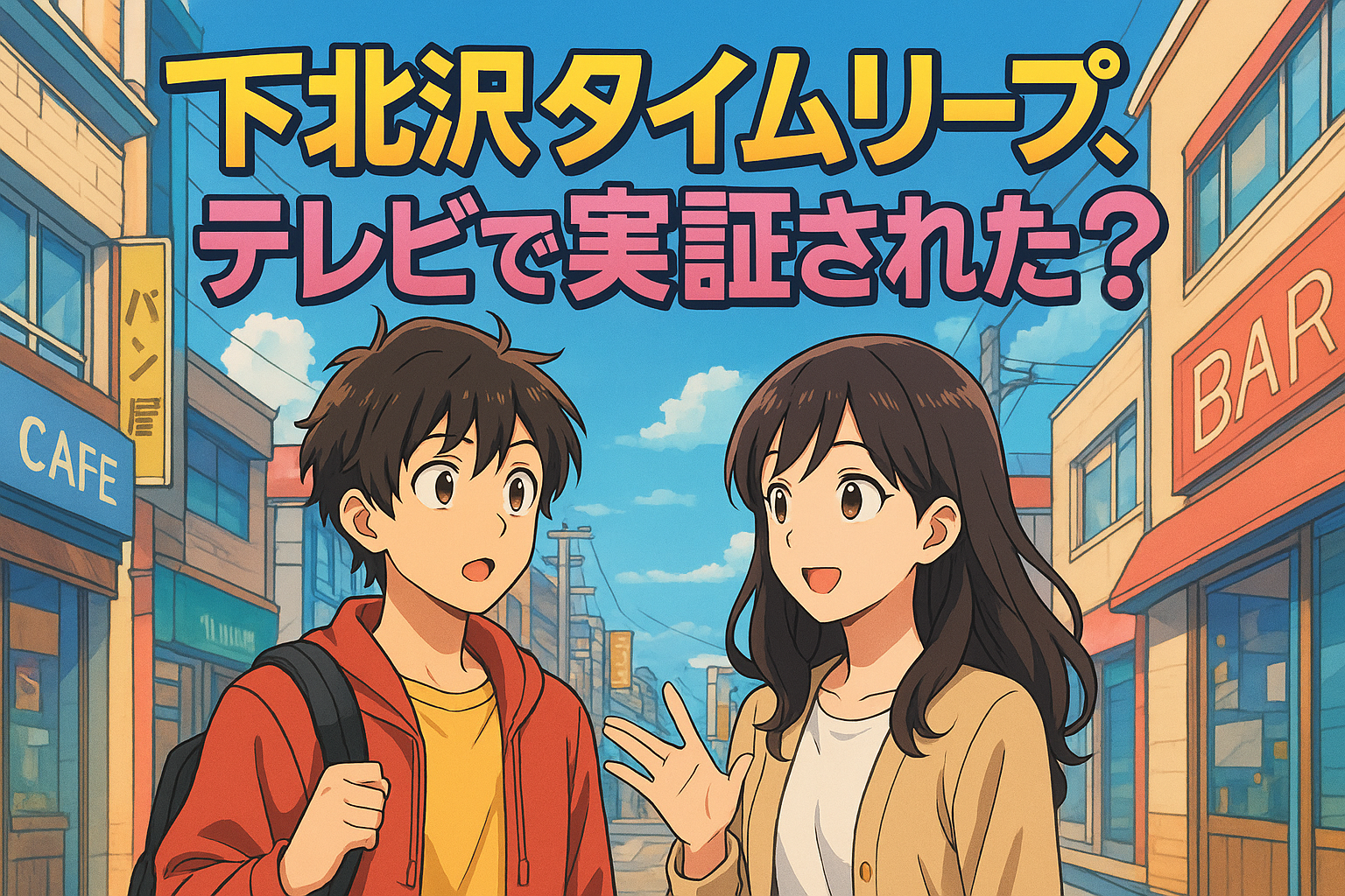 下北沢タイムリープ、テレビで実証された？