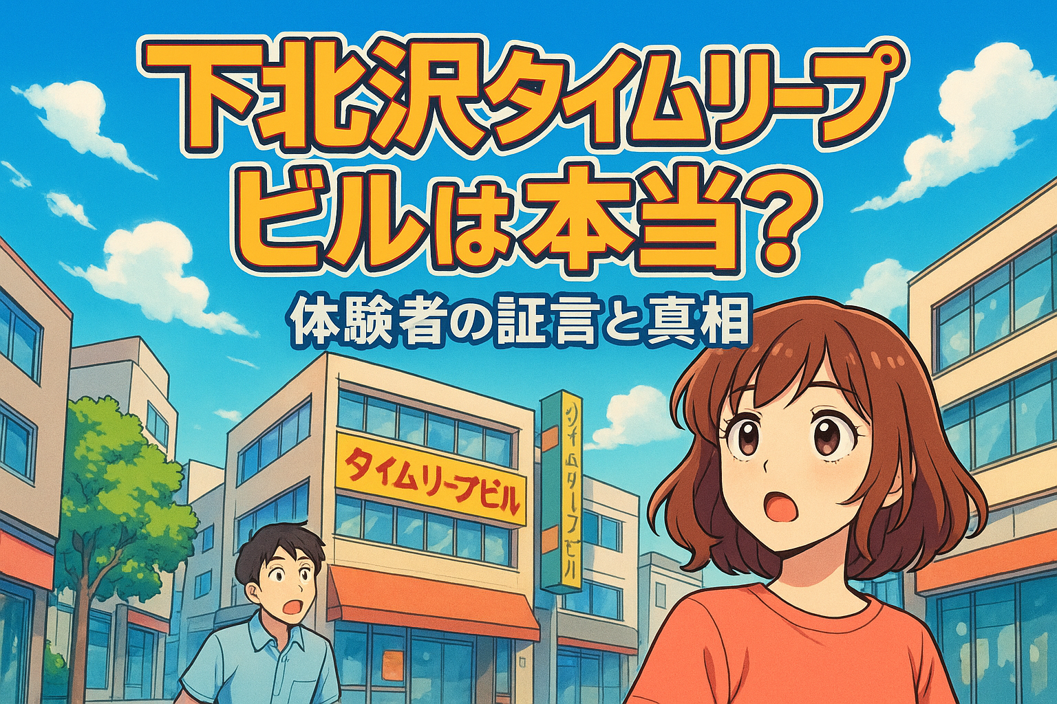 下北沢タイムリープビルは本当？体験者の証言と真相