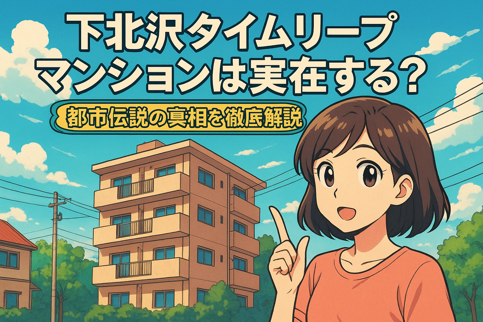 下北沢タイムリープ マンションは実在する？ 都市伝説の真相を徹底解説