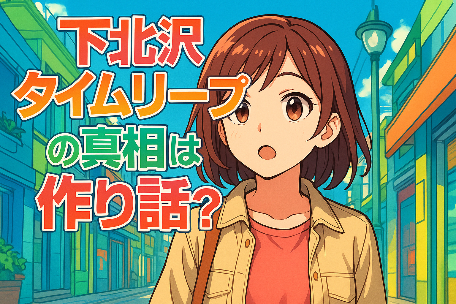 下北沢タイムリープの真相は作り話？