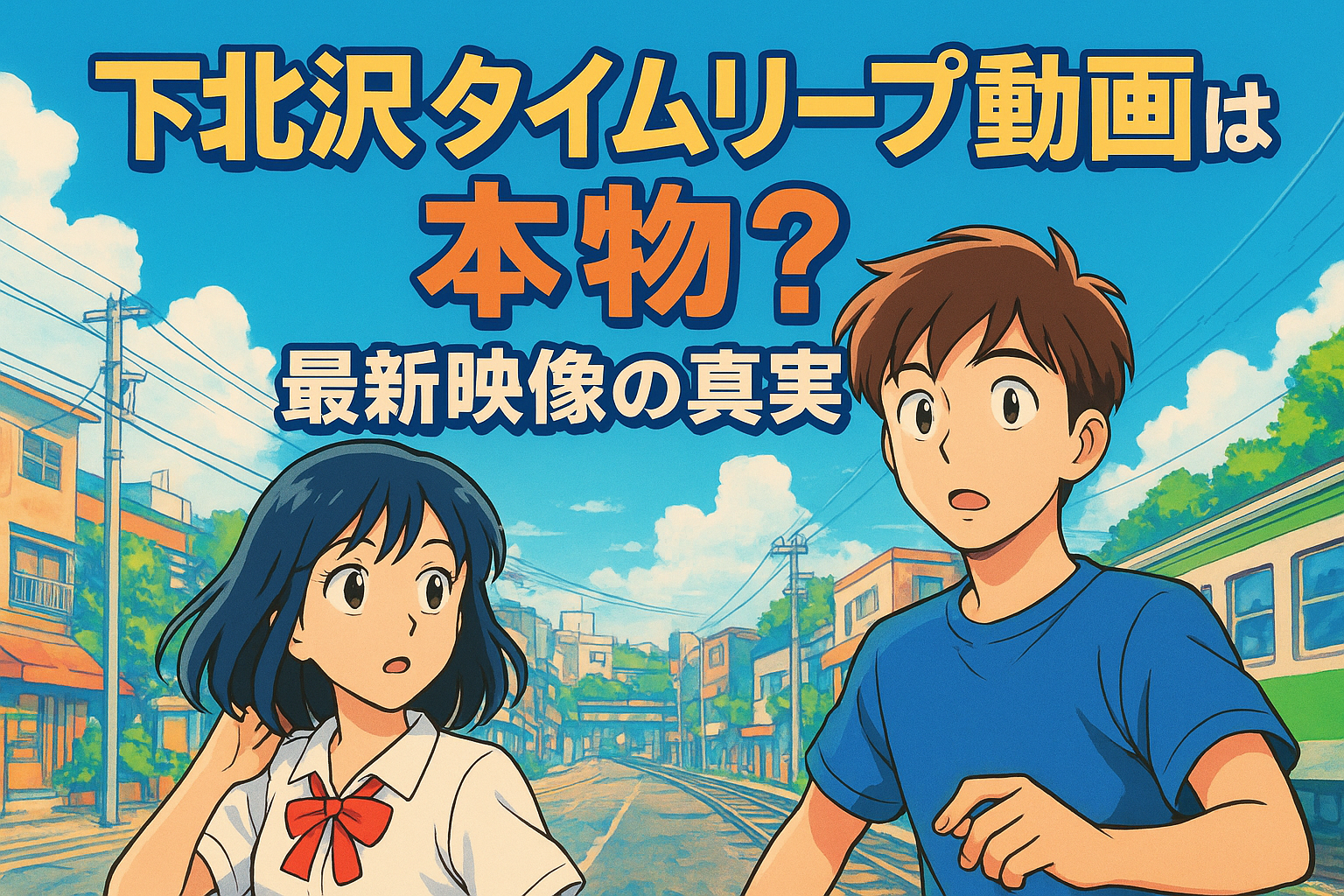 下北沢タイムリープ動画は本物？最新映像の真実