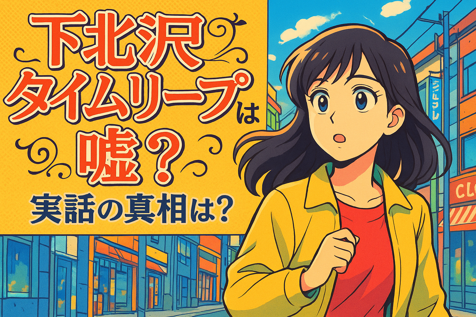 下北沢タイムリープは嘘？実話の真相は？