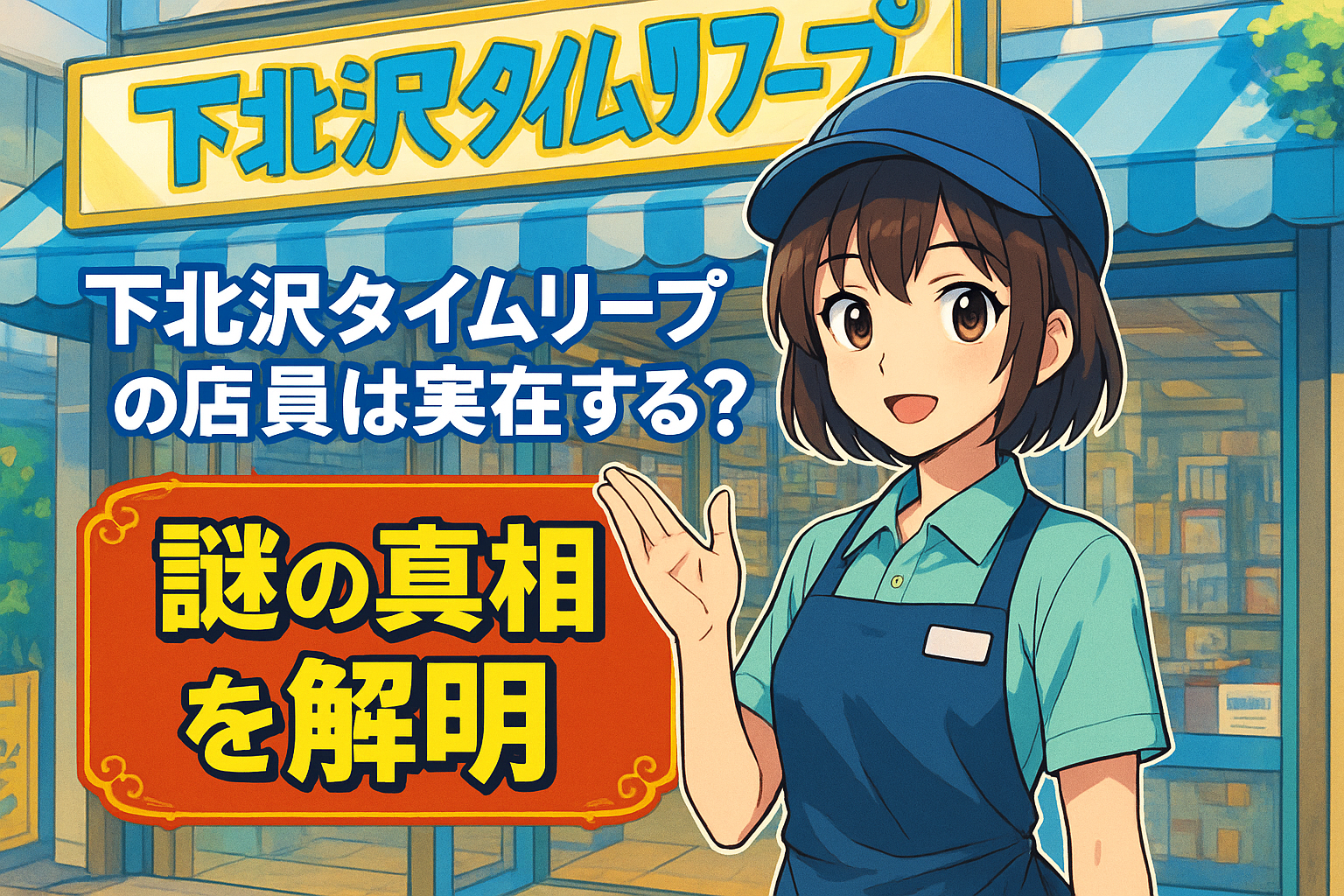下北沢タイムリープの店員は実在する？謎の真相を解明