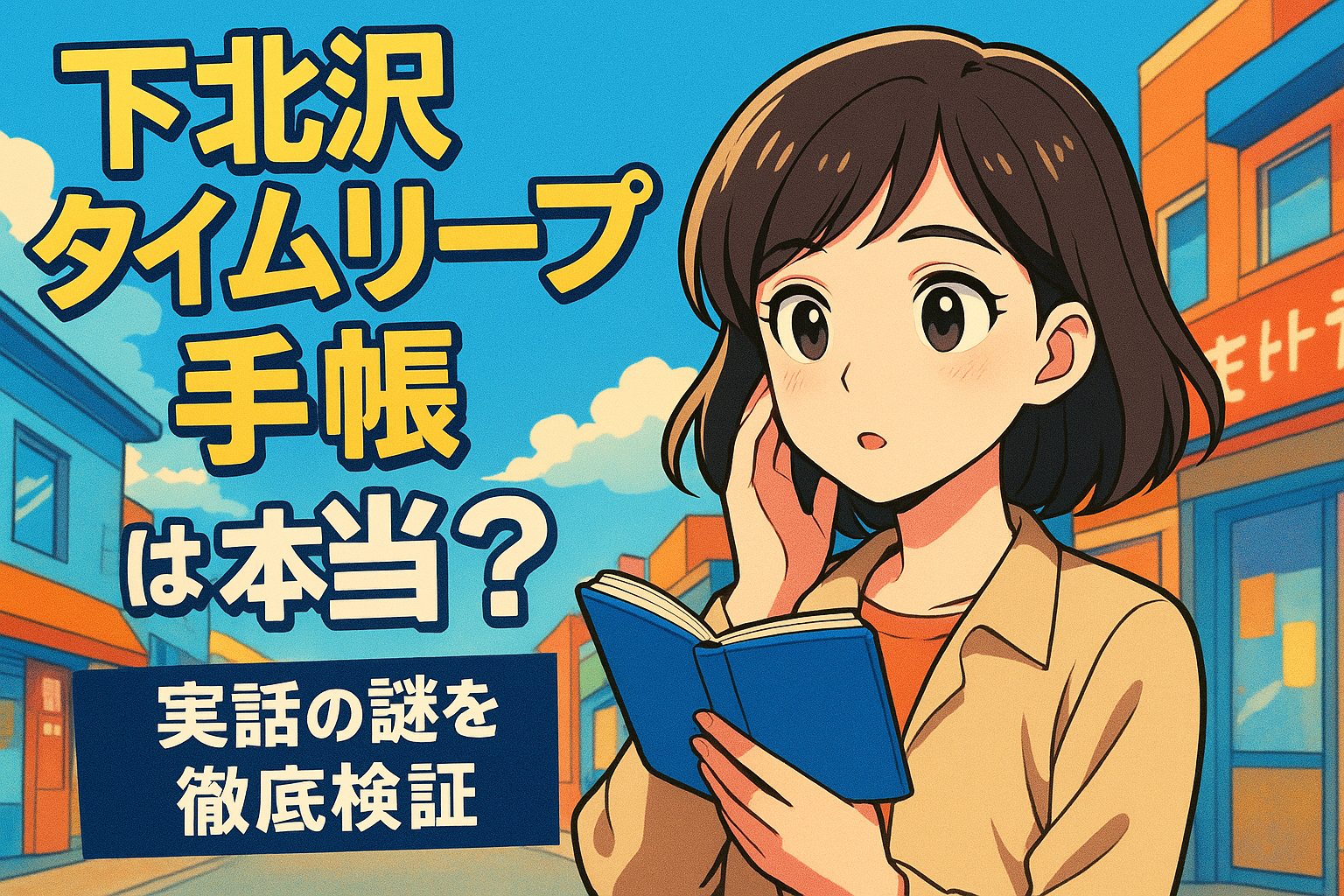 下北沢タイムリープ手帳は本当？実話の謎を徹底検証