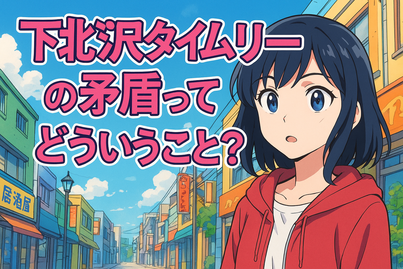 下北沢タイムリープの矛盾ってどういうこと？