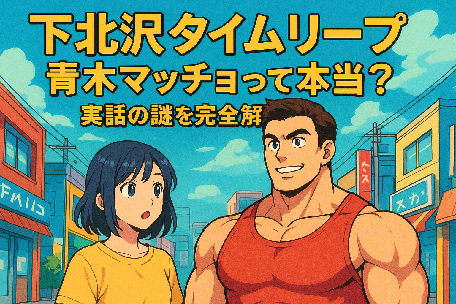 下北沢タイムリープ 青木マッチョって本当？実話の謎を完全解説
