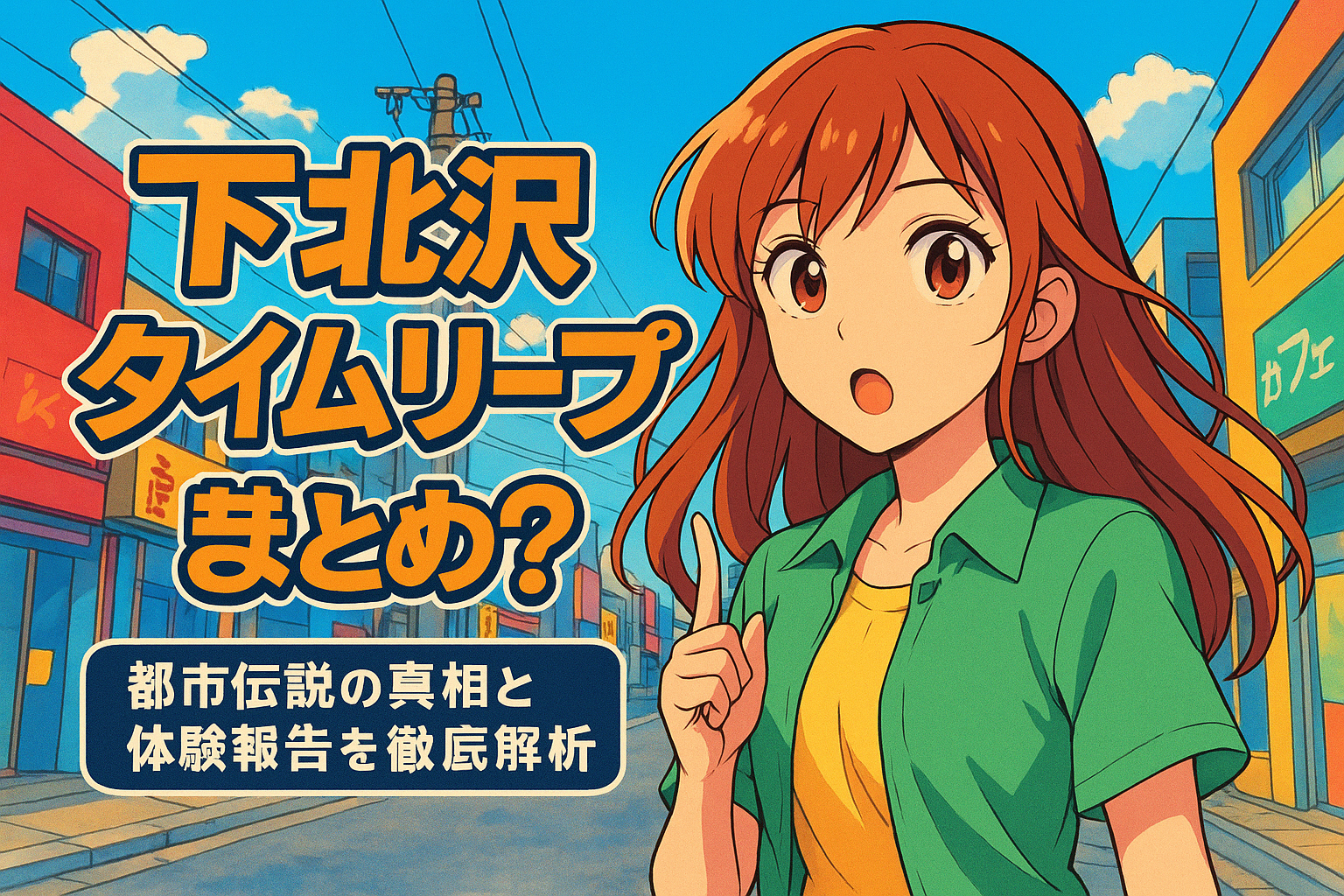 下北沢タイムリープまとめ？都市伝説の真相と体験報告を徹底解析