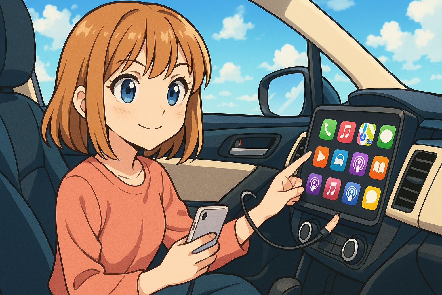 Apple CarPlayの接続は有線とワイヤレスの2通りが基本です