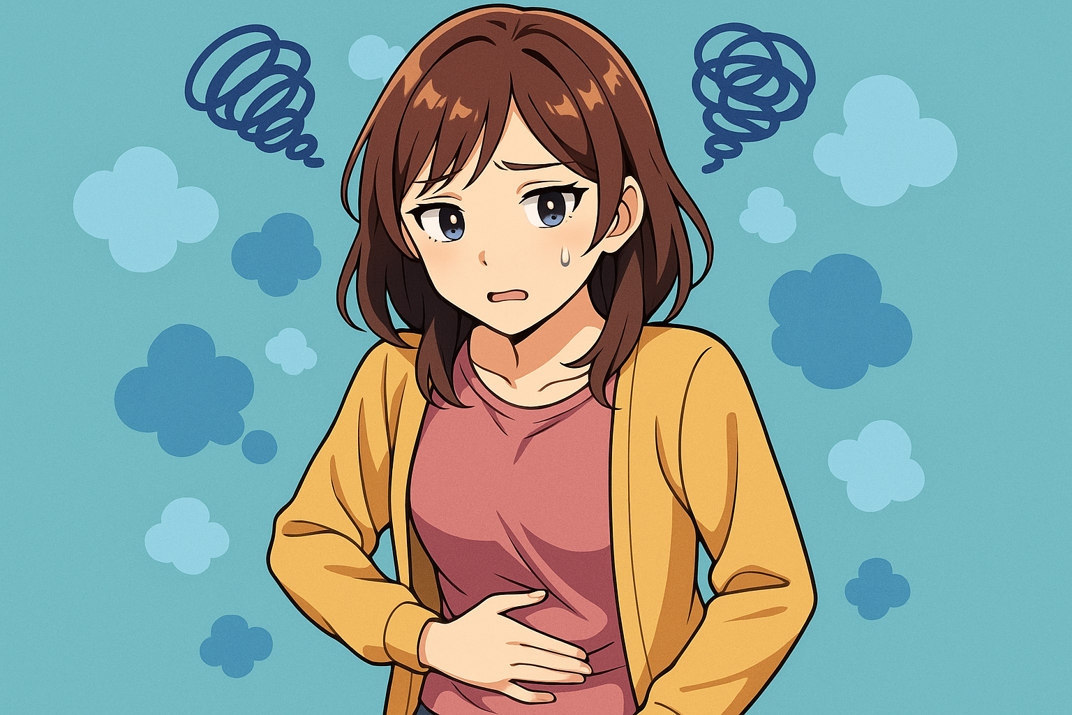 ストレスは直接原因ではないが、免疫力低下でリスク上昇