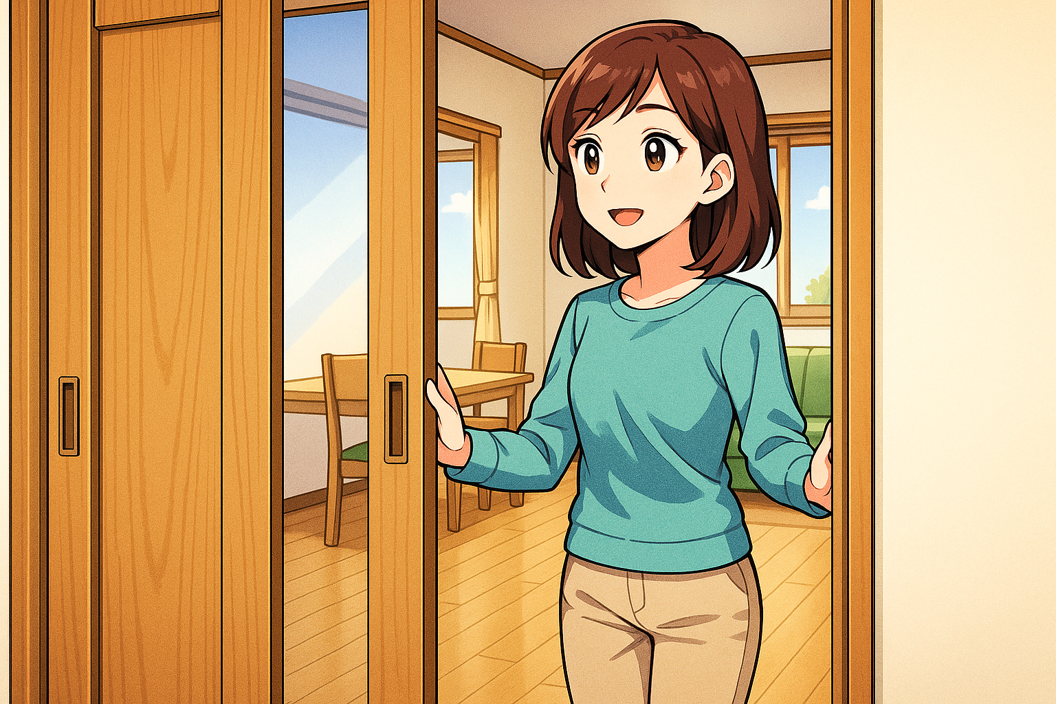 引き違い戸は空間を最大限に活かす最適解です