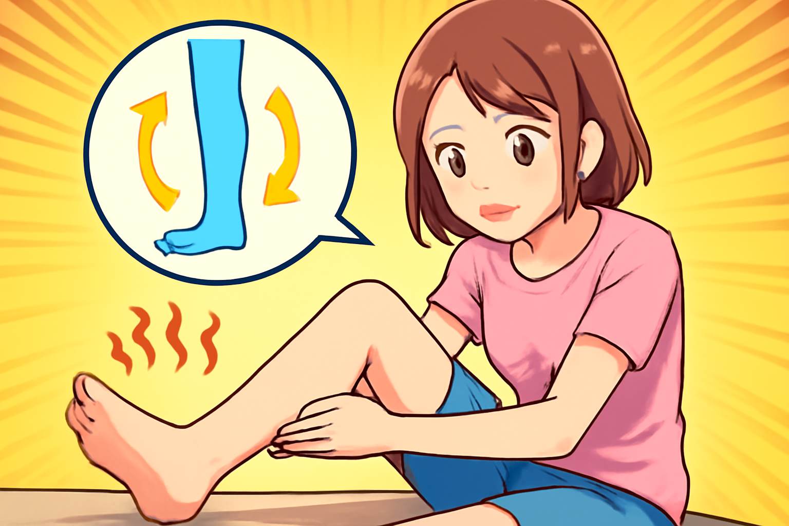 結論：足のむくみを取る方法は「体液循環改善」が最優先